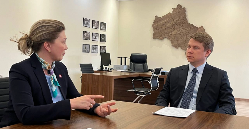 Глава Мосстата встретился с президентом Российской гильдии риэлторов